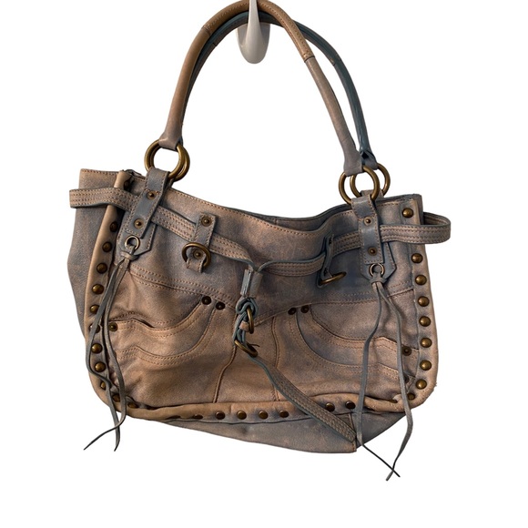 Betsey Johnson Handbags - Betsey Johnson light blue leather bag